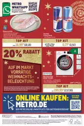 Gazetka promocyjna Metro - Food-Nonfood - Gazetka - ważna od 04.12 do 04.12.2024 - strona 34 - produkty: abholpreise, angebot, angebote, auer, auto, Bau, baumwolle, beleuchtung, drink, eis, elle, energy drink, ente, filet, getränk, getränke, ilag, LG, Metro, metro gastro, Palette, Rauch, red bull, reis, Rotbarsch, rotbarschfilet, rwe, teller, Ti, tisch, Weihnachtsbeleuchtung, Wild, wolle