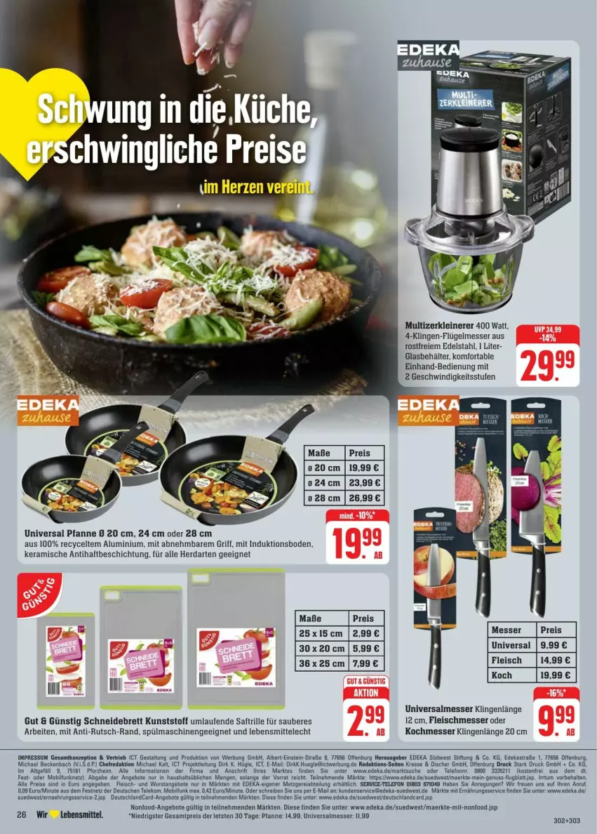 Aktueller Prospekt Edeka - Prospekte - von 17.08 bis 24.08.2024 - strona 28 - produkty: Abtei, angebot, angebote, Astra, Behälter, deka, edelstahl, eis, fleisch, herdarten, Laufen, lebensmittel, leine, messer, nuss, pfanne, reis, saft, südwest, telefon, Ti, wurst, Zerkleinerer, ZTE