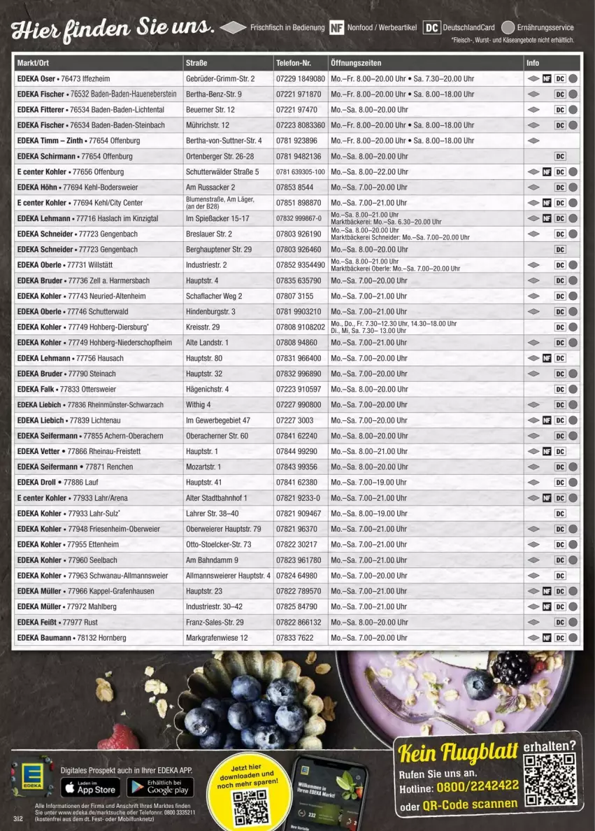 Aktueller Prospekt Edeka - Prospekte - von 17.08 bis 24.08.2024 - strona 31 - produkty: auer, Bad, Bau, Berger, deka, eier, eis, ente, fisch, fische, Fischer, frischfisch, google play, Müller, reis, reiss, rwe, sac, Seife, steinbach, telefon, Ti, uhr