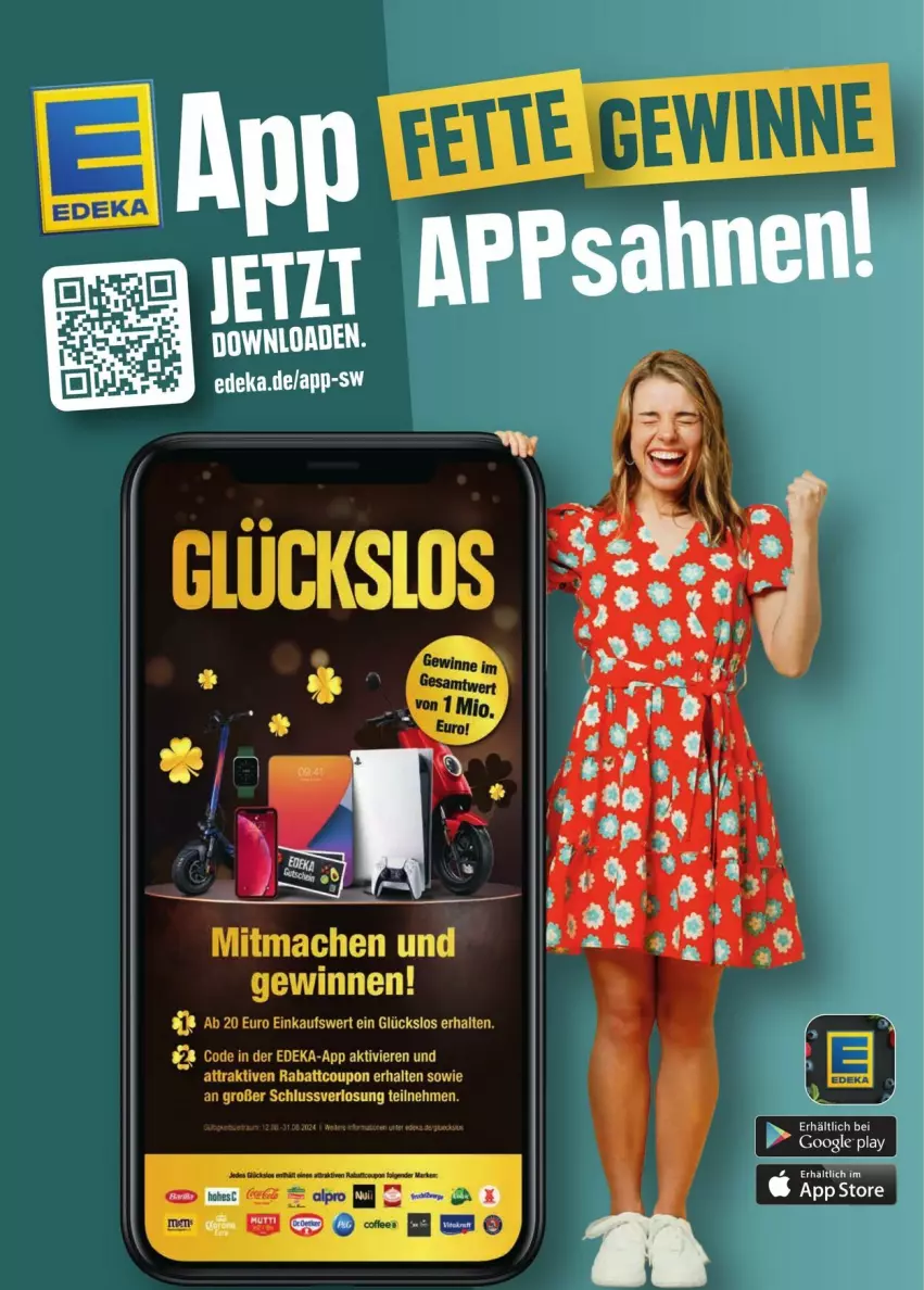 Aktueller Prospekt Edeka - Prospekte - von 17.08 bis 24.08.2024 - strona 34 - produkty: coupon, deka, google play, mac, Ti