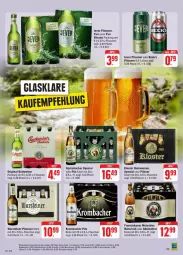 Gazetka promocyjna Edeka - Prospekte - Gazetka - ważna od 24.08 do 24.08.2024 - strona 25 - produkty: alkohol, Alpirsbacher, bier, budweiser, coca-cola, cola, eis, flasche, franziskaner, gin, Hefe, hefeweizen, Hohes C, jever, jever pilsener, krombache, krombacher, krombacher pils, natur, orangina, Paula, paulaner, pils, pilsener, pilsner, reis, saft, Spezi, steiner, warsteiner, weissbier, zitrone, ZTE