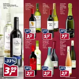 Gazetka promocyjna Real - Gazetka - ważna od 02.04 do 02.04.2022 - strona 22 - produkty: brut, burgunder, eis, flasche, gallo, gallo family, grauburgunder, reis, Rivaner, sauvignon, sauvignon blanc, sekt, wein
