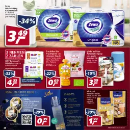 Gazetka promocyjna Real - Gazetka - ważna od 02.04 do 02.04.2022 - strona 26 - produkty: auto, beutel, bio, eis, ente, erde, frucht, Glade, hipp, kraft, küche, Küchen, küchenrolle, küchenrollen, mars, Nassnahrung, püree, reis, Schal, Schale, sheba, snack, snacks, Ti, Tiere, vita, vitakraft, windeln, zewa