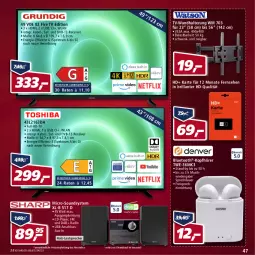 Gazetka promocyjna Real - Gazetka - ważna od 02.04 do 02.04.2022 - strona 47 - produkty: auer, dvb, DVB-T, eis, elle, ente, freisprecheinrichtung, HDMI, Holz, kopfhörer, lautsprecher, Radio, Receiver, reis, rum, Spektrum, teller, Ti, usb, wandhalterung