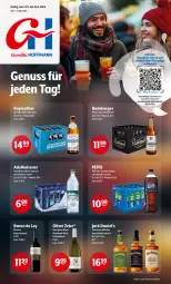 Gazetka promocyjna Getraenke Hoffmann - Prospekte - Gazetka - ważna od 16.11 do 16.11.2024 - strona 1 - produkty: 7UP, adelholzener, alkohol, Alwa, angebot, angebote, Berger, bier, decke, eis, Hefe, Holz, jack daniel, Jack Daniel’s, mineralwasser, natürliches mineralwasser, nuss, olive, pepsi, pils, pilsner, radeberger, rioja, sauvignon, sauvignon blanc, Schwip Schwap, tennessee whiskey, Ti, wasser, weissbier, whiskey