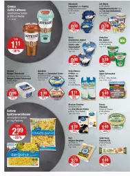 Gazetka promocyjna Vmarkt - Prospekte - Gazetka - ważna od 21.02 do 21.02.2024 - strona 6 - produkty: Alpenhain, Becher, Bergkäse, bio, bio-joghurt, bresso, caffe, camembert, camembert creme, creme, feinjoghurt, flakes, Griechischer Joghurt, joghur, joghurt, kaffee, Käse, kräuter, latte, lattesso, LG, linsen, milch, monte, mövenpick, obazda, pizza, Pizzateig, pudding, Ria, sahne, saliter, schoko, Schokolinsen, tante fanny, Ti, zott, Zott Monte