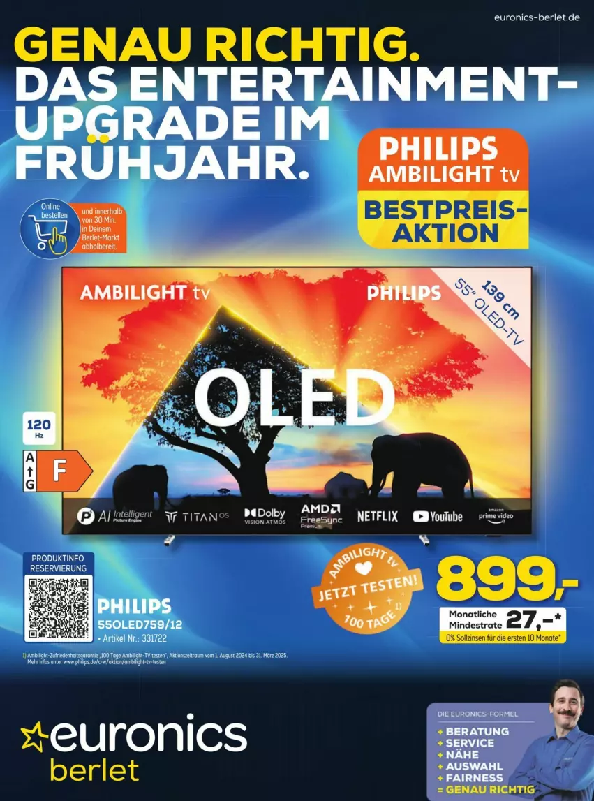 Aktueller Prospekt Euronics - Prospekte - von 25.03 bis 30.03.2025 - strona 1 - produkty: bestpreis, eis, ente, reis, tee, Ti