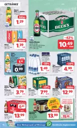 Gazetka promocyjna Combi - Prospekte - Gazetka - ważna od 24.02 do 24.02.2024 - strona 16 - produkty: Alwa, angebot, angebote, bier, brause, deit, eis, elle, fassbrause, flasche, franziskaner, getränk, getränke, kellerbier, limo, limonade, limonaden, mineralwasser, mönchshof, Nektar, pfanne, Pfanner, pils, pilsener, reis, säfte, tee, Ti, tyskie, veltins, veltins pilsener, vilsa, volvic, wasser, weissbier, ZTE