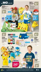 Gazetka promocyjna Netto - Woche 19 - Gazetka - ważna od 13.05 do 13.05.2023 - strona 16 - produkty: auer, Bau, baumwolle, Kinder, kissen, mikrofaser, Plüsch, Pyjama, Ria, shirt, shorts, shorty, slip, slips, socken, T-Shirt, Ti, wolle, ZTE