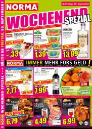 Gazetka promocyjna Norma - Norma - Gazetka - ważna od 03.10 do 03.10.2022 - strona 16 - produkty: Becher, braten, eis, flasche, fleisch, frischkäse, früchte, gewürz, gin, grill, Heu, HP, joghur, joghurt, joghurt mit der ecke, Käse, kirsch, kirsche, kräuter, kräuterlikör, lebensmittel, likör, liqueur, mac, mandarine, mandarinen, Nackensteak, nackensteaks, natur, paprika, regal, reis, schwein, schweine, schweinenacken, Spezi, steak, steaks, stieleis, Ti, tiefpreis, wein, weine