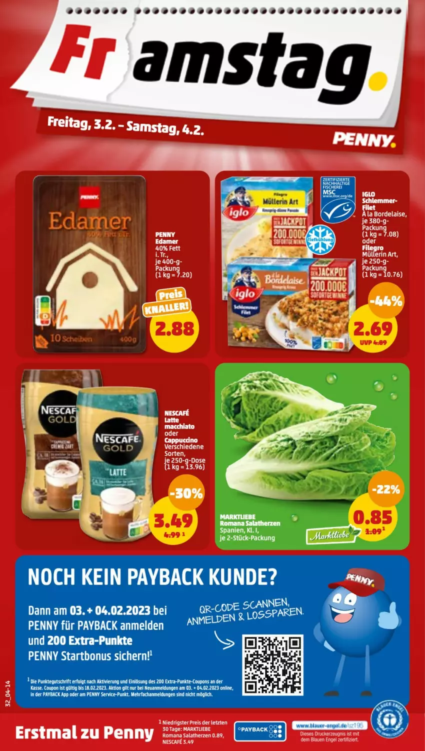 Aktueller Prospekt Penny - Prospekte - von 30.01 bis 04.02.2023 - strona 32 - produkty: bett, coupon, Engel, payback, salat, salatherzen, tee, Ti