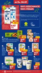 Gazetka promocyjna Aldi Nord - ALDI Vorschau - Gazetka - ważna od 08.07 do 08.07.2023 - strona 22 - produkty: aldi, alpro, Becher, beutel, decke, drink, eis, fisch, fleisch, Fleischalternative, früchte, gin, grill, hülsenfrüchte, iglo, LG, mac, Meister, natur, nuss, pflanze, pflanzen, Popp, salat, Schal, senf, soja, Tasche, taschen, Ti, Vegane Fleisch, veggie, vita, Vitamin B, ZTE, zucker