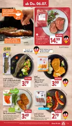 Gazetka promocyjna Aldi Nord - ALDI Vorschau - Gazetka - ważna od 08.07 do 08.07.2023 - strona 25 - produkty: aqua, backofen, bio, braten, bratwurst, eis, elle, entrecôte, flakes, fleisch, forelle, gewürz, gin, grill, Käse, küche, Küchen, mac, Ofen, pesto, pute, putenschnitzel, rel, rind, Schal, Schale, schnitzel, schwein, schweine, schweinerücken, steak, steaks, Ti, trolli, wein, weine, wiener, wurst, zitrone, zitronen, ZTE