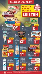 Gazetka promocyjna Aldi Nord - ALDI Vorschau - Gazetka - ważna od 08.07 do 08.07.2023 - strona 6 - produkty: aldi, Becher, beutel, biscotto, bürste, bürsten, butter, choco fresh, colgate, creme, deo, deospray, ehrmann, eis, elle, ferrero, gin, haribo, haselnuss, Haselnusscreme, HP, joghur, joghurt, joghurt mit der ecke, kerrygold, Kinder, Kinder Choco fresh, LG, mars, milch, Müller, nuss, pudding, Revital, rexona, Schaumzucker, schoko, schokolade, snickers, Sweetland, Ti, twix, vita, vitalis, vollmilch, Waffelröllchen, zahnbürste, zahnbürsten, zahncreme, ZTE, zucker