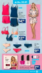 Gazetka promocyjna Aldi Nord - ALDI Vorschau - Gazetka - ważna od 08.07 do 08.07.2023 - strona 9 - produkty: Brazilian, eis, emmi, garnitur, gin, lack, Minislip, Nagellack, Pyjama, Ria, ring, slip, slips, String, Ti, ZTE