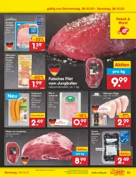 Gazetka promocyjna Netto Marken-Discount - Filial-Angebote - Gazetka - ważna od 28.10 do 28.10.2023 - strona 35 - produkty: angebot, aqua, auer, aufschnitt, bestpreis, braten, Brühwurst, brustfilet, buch, dauertiefpreis, eis, Falsches Filet, filet, fleisch, geback, hähnchenbrust, hähnchenbrustfilet, Holz, jungbullen, knoblauch, Knoblauchbrühwurst, Krustenschinken, küche, Küchen, Muscheln, natur, reis, schinken, Ti, tiefpreis, wurst, ZTE