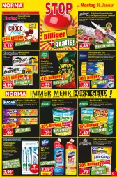 Gazetka promocyjna Norma - Norma - Gazetka - ważna od 23.01 do 23.01.2023 - strona 5 - produkty: apfel, aprikose, batterie, batterien, Becher, beere, beutel, Blüte, Brei, choco fresh, citrus, cola, creme, eis, flasche, Frit-Sticks, gin, himbeer, holunder, holunderblüte, ingwer, Käse, kirsch, kirsche, kühlregal, limette, Luftgetrocknete Salami, messer, Mett, milch, milchreis, nuss, orange, pasta, pasta snack, pfirsich, regal, reis, rind, ring, sahne, salami, sauce, snack, Spezi, tee, Ti, vanille, wc-gel, zahnpasta, zitrone