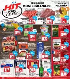 Gazetka promocyjna Hit - Prospekte - Gazetka - ważna od 22.01 do 22.01.2022 - strona 1 - produkty: aktionspreis, alkohol, almighur, almighurt, Becher, Beemster, beutel, bonne maman, braten, chio chips, chips, cola, coupon, ehrmann, ehrmann almighurt, eis, elle, flammkuchen, flasche, funny-frisch, gerolsteine, gerolsteiner, gin, gouda, gulasch, holländischer schnittkäse, jacobs, jahrgangssekt, jungbullen, kaffee, kaffeekapseln, Käse, knorr, knorr fix, kochbeutel, konfitüre, kuchen, lamm, mam, mango, Meister, Mett, milch, mumm, natur, obst, Ofen, pizza, reis, rel, sauce, saucen, Schnelltest, schnittkäse, schwein, schweine, sekt, sim, Sprudel, steak, steaks, steiner, steinofen, steinofen pizza, tassimo, teller, Ti, wagner, weihenstephan, wein, weine