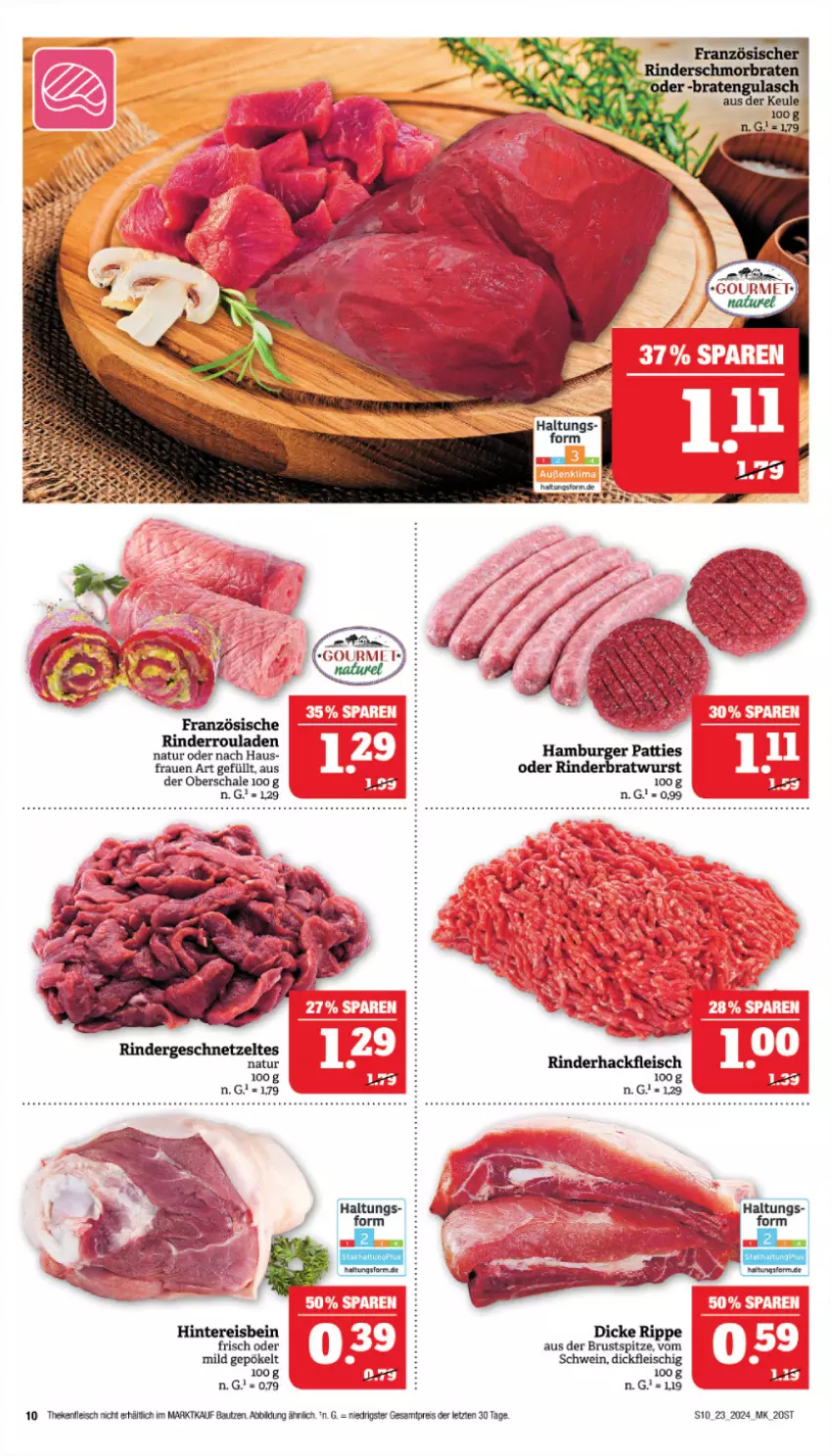 Aktueller Prospekt Marktkauf - Prospekt - von 02.06 bis 08.06.2024 - strona 10 - produkty: Bau, eis, fleisch, natur, reis, rel, Schal, Schale, schwein, wein, ZTE