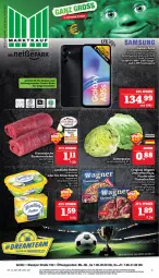 Gazetka promocyjna Marktkauf - Prospekt - Gazetka - ważna od 08.06 do 08.06.2024 - strona 1 - produkty: butter, flammkuchen, frontkamera, gin, kamera, kuchen, lamm, landliebe, mam, Ofen, original wagner, pizza, rind, rinder, Rinderroulade, rinderrouladen, rouladen, salat, steinofen, steinofen pizza, Ti, uhr, wagner