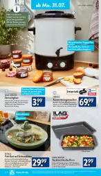 Gazetka promocyjna Aldi Nord - Von Montag - Gazetka - ważna od 05.08 do 05.08.2023 - strona 10 - produkty: ambia, braten, decke, Deckel, dell, edelstahl, gin, Glasdeckel, Gläser, herdarten, Kette, Kochtopf, Leuchte, mac, Mode, obst, Obst und Gemüse, olive, oliven, olivenöl, pfanne, ring, schmorpfanne, Soda, spülmaschinen, Ti, timer, tisch, topf, tragegriff, und gemüse, ZTE