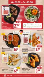Gazetka promocyjna Aldi Nord - Von Montag - Gazetka - ważna od 05.08 do 05.08.2023 - strona 4 - produkty: aldi, Bau, bauchscheiben, blume, blumen, blumenkohl, braten, brustfilet, eis, filet, filets, fleisch, gin, grill, hackfleisch, Hähnchen-Innenfilets, hähnchenschenkel, henkel, Nackensteak, nackensteaks, paprika, rezept, rezepte, rind, rwe, schenkel, schwein, steak, steaks, Ti, wein, ZTE