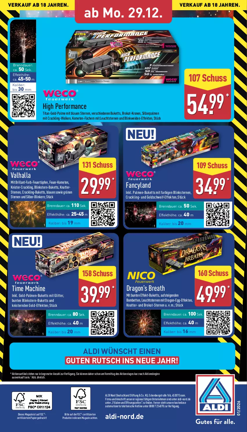 Aktueller Prospekt Aldi Nord - Von Montag - von 29.12.2025 bis 03.01.2026 - strona 26 - produkty: aldi, auer, auto, bett, Betten, Blinkstern-Buketts, Bombetten, Brokat-kronen, gin, krone, mac, magazin, papier, telefon, Ti, ZTE