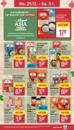 Gazetka promocyjna Aldi Nord - Von Montag - Gazetka - ważna od 03.01 do 03.01.2026 - strona 11 - produkty: aldi, Asia Green Garden, auer, beutel, Brei, brot, chili, curry, eis, erdnuss, finesse, gewürz, gin, ingwer, Koriander, korn, küche, Mode, nudel, nudeln, nuss, reis, Ria, sauce, sesam, soja, Ti, tiefpreis, tisch, wok, ZTE