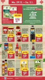 Gazetka promocyjna Aldi Nord - Von Montag - Gazetka - ważna od 03.01 do 03.01.2026 - strona 14 - produkty: aldi, Asia Green Garden, auer, beutel, chili, curry, eis, erdnuss, finesse, flasche, frucht, gewürz, gin, ingwer, küche, latte, mac, Mode, nuss, pistazien, reis, Sambal Oelek, sauce, sesam, soja, Sriracha, Ti, tiefpreis, tisch, ZTE, zucker