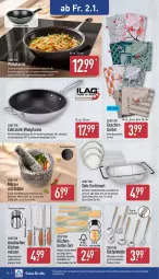 Gazetka promocyjna Aldi Nord - Von Montag - Gazetka - ważna od 03.01 do 03.01.2026 - strona 16 - produkty: bambus, Bau, baumwolle, Brei, Crofton, dell, edelstahl, eis, elle, geschirr, gewürz, gin, herdarten, Holz, küche, Küchen, Küchenhelfer, leine, Löffel, messer, Mode, pfanne, pfannen, reine baumwolle, Ria, spülmaschinen, Ti, tisch, topf, tücher, und pfanne, wok, wolle, ZTE