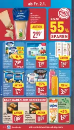 Gazetka promocyjna Aldi Nord - Von Montag - Gazetka - ważna od 03.01 do 03.01.2026 - strona 22 - produkty: aldi, alpro, angebot, angebote, backwaren, Becher, braten, butter, cin, creme, Croissant, drink, eis, flasche, frucht, früchte, früchten, fruchtsaft, geback, hafer, Haferdrink, hartkäse, hirtenkäse, homann, ilag, kartoffel, kartoffelsalat, Käse, Kürbis, milch, milchreis, milram, mit pistazien, Müller, pistazien, Plunder, reis, saft, salat, schoko, smoothie, Spezi, steinhaus, Sylter, Ti, true fruits