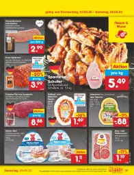 Gazetka promocyjna Netto Marken-Discount - Filial-Angebote - Gazetka - ważna od 05.03 do 05.03.2022 - strona 37 - produkty: angebot, braten, butter, eis, Falsches Filet, filet, fleisch, fleischwurst, Geflügel, gewürz, Hähnchenfleisch, jungbullen, Käse, kräuter, kräuterbutter, lachs, lamm, lammlachse, leberwurst, marinade, Mett, mettwurst, mit paprika, paprika, pfeffer, pute, rollbraten, saft, salami, schinken, schnittlauch, tee, teewurst, Ti, wurst, ZTE, zwiebel, zwiebelmettwurst