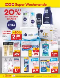 Gazetka promocyjna Netto Marken-Discount - Filial-Angebote - Gazetka - ważna od 05.03 do 05.03.2022 - strona 40 - produkty: bürste, bürsten, colgate, creme, Dr. Best, eis, flüssigseife, gin, LG, mundspülung, ndk, nivea, Odol, Odol-med 3, reis, Seife, shampoo, Softcreme, spülung, Ti, versandkostenfrei, zahnbürste, zahnbürsten, zahncreme