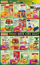 Gazetka promocyjna Norma - Norma - Gazetka - ważna od 24.07 do 24.07.2023 - strona 10 - produkty: ananas, banane, bananen, Becher, braten, champignon, champignons, creme, essig, flasche, gelee, gewürz, Gewürzgurke, gewürzgurken, gin, grütze, gurke, gurken, himbeer, jagdwurst, kaffee, knoblauch, Kreide, Kugel, kühlregal, lachs, leberwurst, Letscho, limette, limetten, lorenz, mac, Mett, metten, mettwurst, milch, natur, Nougatcreme, paprika, Pommersche, radler, regal, Rote Grütze, Rotwurst, sahne, salat, sauce, schoko, senf, snack, Spezi, Ti, vanille, vollmilch, wurst, zitrone, zwiebel, zwiebeln