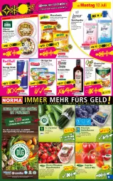 Gazetka promocyjna Norma - Norma - Gazetka - ważna od 24.07 do 24.07.2023 - strona 9 - produkty: Becher, beere, beeren, bio, bio-zucchini, drink, eintopf, eis, energy drink, ente, erbsen, erdbeere, erde, erfrischungsgetränk, flasche, fleisch, frucht, fruchtfleisch, Garten, getränk, grüne oliven, heidelbeere, heidelbeeren, hühner, Käse, kirsch, kirsche, kräuter, kräuterlikör, kühlregal, LG, likör, linsen, linsen-eintopf, mac, macadamia, maracuja, marinade, obst, Obst und Gemüse, obstgarten, olive, oliven, orange, paprika, pfirsich, pflaume, pflaumen, pril, regal, reis, rispentomaten, rum, saft, salat, salz, Schal, Schale, suppe, suppen, Ti, tiefpreis, tomate, tomaten, topf, und gemüse, weichkäse, weichspüler, würfel, ZTE, zucchini