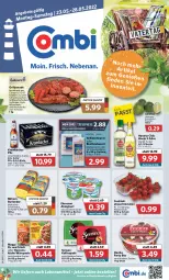 Gazetka promocyjna Combi - Prospekte - Gazetka - ważna od 28.05 do 28.05.2022 - strona 1 - produkty: almighur, almighurt, Bau, bauchscheiben, Becher, beutel, bratwurst, burlander, cevapcici, cocktail, deutscher schnittkäse, ehrmann, ehrmann almighurt, eis, elle, flasche, grill, Grillbauch, grillbratwurst, grillkotelett, grillrippe, haribo, Havana Club, Holz, kaffee, kaffeepads, Käse, kotelett, krombache, krombacher, krombacher pils, küche, lebensmittel, limette, limetten, maggi, maggi fix, Mett, metten, milram, pils, Rauch, reis, rostbratwurst, Schal, Schale, schnittkäse, schwein, schweine, schweinenacken, senseo, steak, steaks, strauchtomaten, Ti, tomate, tomaten, wein, weine, wurst