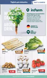 Gazetka promocyjna Combi - Prospekte - Gazetka - ważna od 28.05 do 28.05.2022 - strona 3 - produkty: Bau, champignon, champignons, eis, elle, ente, Frühkartoffeln, kartoffel, kartoffeln, kräuter, mac, obst, Rauch, salat, salatherzen, Schal, Schale, spargel, strauchtomaten, Ti, tomate, tomaten