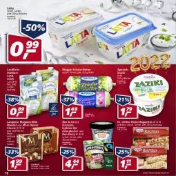 Gazetka promocyjna Real - Real Handzettel - Gazetka - ważna od 31.12 do 31.12.2021 - strona 10 - produkty: apostels, baguette, baguettes, Becher, Bistro Baguette, butter, creme, Dr. Oetker, eis, eiscreme, kräuter, kräuter-butter, landliebe, landmilch, langnese, lätta, magnum, mandel, meggle, milch, reis, Ria, Ti, zaziki