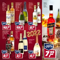 Gazetka promocyjna Real - Real Handzettel - Gazetka - ważna od 31.12 do 31.12.2021 - strona 21 - produkty: aperitif, aperol, asti, Cap, captain morgan, champagne, champagner, cin, cinzano, Cinzano Asti, eis, flasche, freixenet, lillet, ouzo, ouzo 12, reis, rum, sekt, Ti