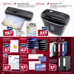 Gazetka promocyjna Real - Real Handzettel - Gazetka - ważna od 31.12 do 31.12.2021 - strona 40 - produkty: Aktenvernichter, Brei, buch, din a4, eis, elle, kopierpapier, korb, ordner, papier, prospekthüllen, reis, teller, Ti