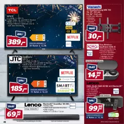 Gazetka promocyjna Real - Real Handzettel - Gazetka - ważna od 31.12 do 31.12.2021 - strona 46 - produkty: auer, dvb, DVB-T, eis, elle, ente, HDMI, Holz, kopfhörer, Mp3, Radio, Receiver, reis, rel, rum, soundbar, Spektrum, Subwoofer, teller, Ti, tisch, usb, wandhalterung, weck