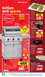 Gazetka promocyjna Lidl - Aktionsprospekt - Gazetka - ważna od 20.07 do 20.07.2024 - strona 24 - produkty: angebot, backofen, burger, decke, Deckel, dell, edelstahl, eintöpfe, eis, Elektro, elle, flammkuchen, gasgrill, grill, grillfläche, grillrost, grillzange, Holz, holzkohle, holzkohlegrill, Kohlegrill, kuchen, lamm, laufräder, LG, Meister, Mode, ndk, Ofen, pizza, reis, Ria, rösle, rwe, Schal, Schale, Sport, spülmaschinen, steak, steaks, thermometer, Ti, Tiere, topper, uhr, ventilator, ZTE