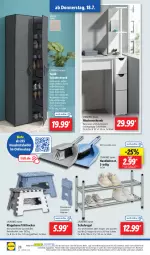 Gazetka promocyjna Lidl - Aktionsprospekt - Gazetka - ważna od 20.07 do 20.07.2024 - strona 32 - produkty: angebot, Bau, dell, eis, elle, hocker, Mode, ndk, paar schuhe, regal, reis, Schal, Schale, Schrank, schubladen, schuhe, schuhregal, schuhschrank, Ti, uhr, ZTE