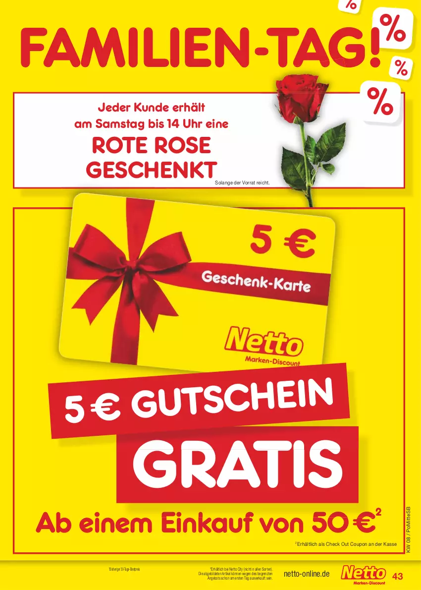 Aktueller Prospekt Netto Marken-Discount - Filial-Angebote - von 20.02 bis 25.02.2023 - strona 43 - produkty: angebot, bestpreis, coupon, eis, reis, Ti, uhr, ZTE