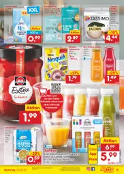 Gazetka promocyjna Netto Marken-Discount - Filial-Angebote - Gazetka - ważna od 25.02 do 25.02.2023 - strona 15 - produkty: angebot, bestpreis, drink, eduscho, eis, hafer, haferflocken, kaffee, kaffee-kapseln, kaffeekapseln, kakao, kondensmilch, korn, milch, nesquik, reis, saft, sim, smoothie, tassimo, Ti, ZTE