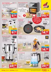 Gazetka promocyjna Netto Marken-Discount - Filial-Angebote - Gazetka - ważna od 25.02 do 25.02.2023 - strona 29 - produkty: angebot, Behälter, beleuchtung, braten, bürste, eis, elle, essig, flasche, frischhaltedosen, fritteuse, glas-wasserkocher, grill, Heißluftfritteuse, herdarten, Kocher, leine, mikrowelle, nuss, pfanne, reis, sprühflasche, steak, tee, teekanne, telefon, Ti, Tiere, wasser, wasserkocher, ZTE