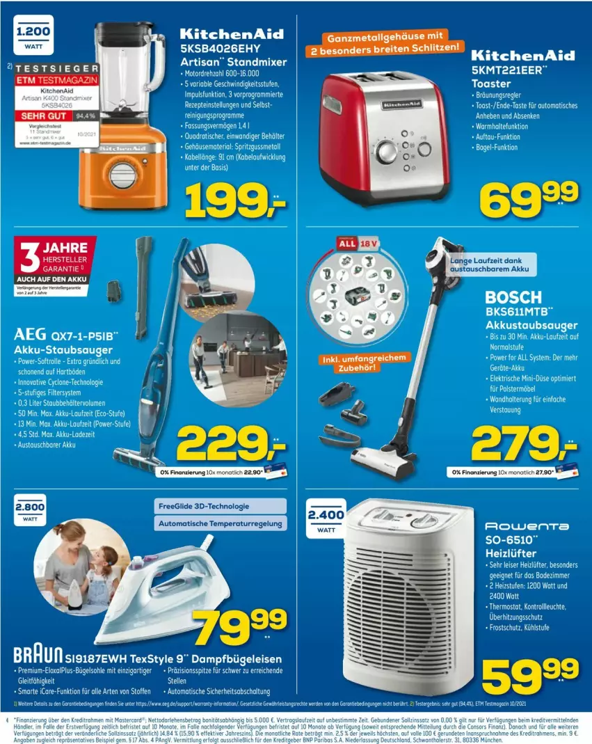 Aktueller Prospekt Euronics - Prospekte - von 14.09 bis 21.09.2022 - strona 4 - produkty: akku, aust, auto, elle, teller, Ti, tisch