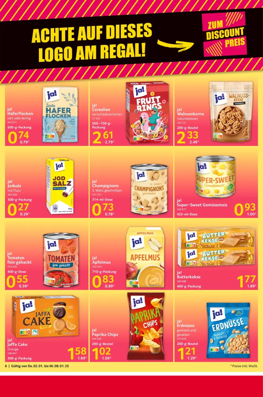 Aktueller Prospekt Selgros - Food - von 02.01 bis 08.01.2025 - strona 6 - produkty: eis, gin, hafer, keks, kekse, reis, salz, Ti