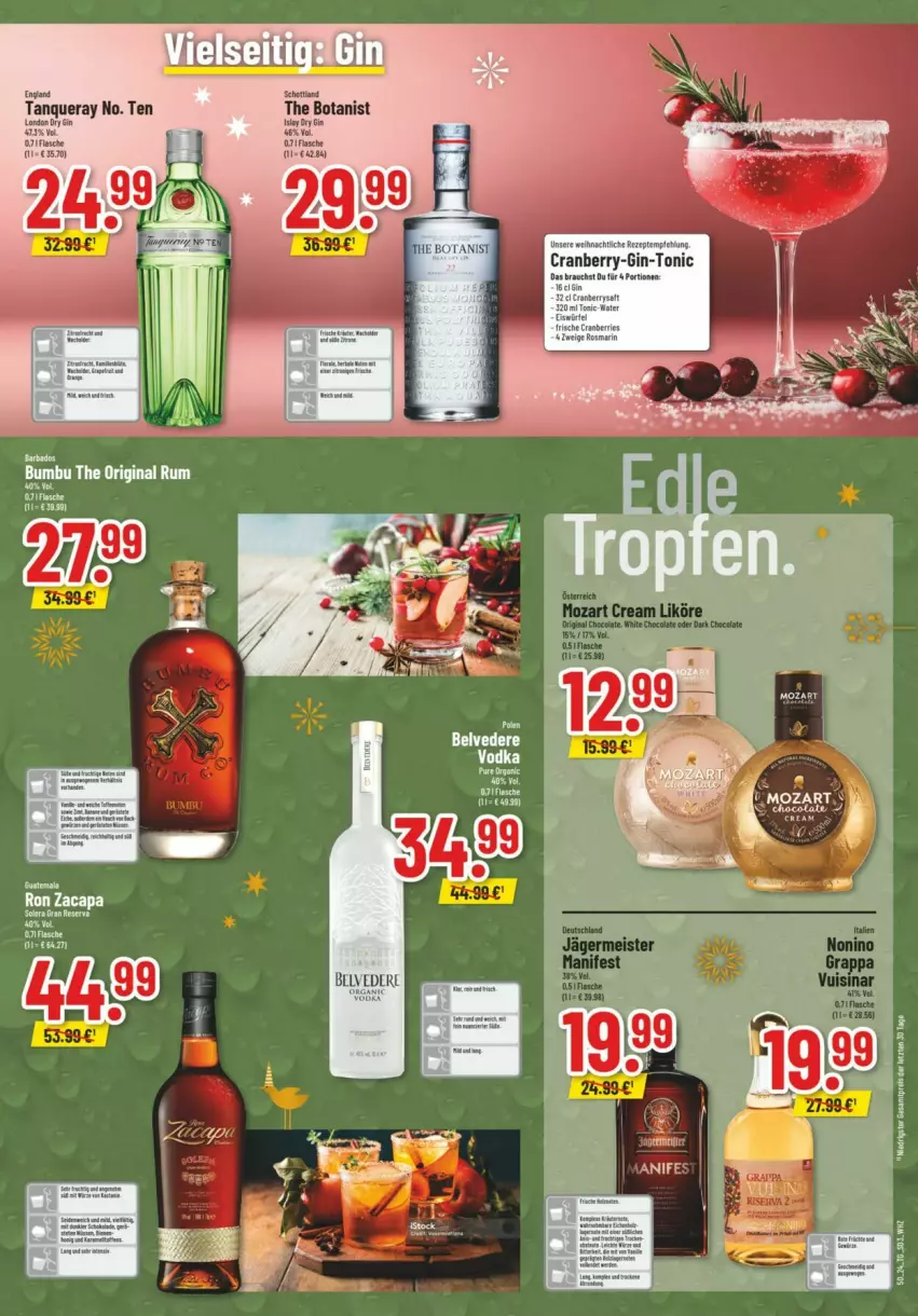 Aktueller Prospekt Trinkgut - Prospekte - von 15.12 bis 21.12.2024 - strona 13 - produkty: cranberry, flasche, gin, london dry, schott, Tanqueray, Ti, tonic, wein