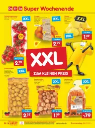 Gazetka promocyjna Netto Marken-Discount - Filial Angebote - Gazetka - ważna od 08.01 do 08.01.2022 - strona 36 - produkty: beutel, cocktail, eis, kartoffel, kartoffeln, leine, möhren, ndk, orange, orangen, reis, rispentomaten, sac, saft, Schal, Schale, speisekartoffeln, speisemöhren, Speisezwiebeln, Ti, tomate, tomaten, usb, versandkostenfrei, zitrone, zitronen, zwiebel, zwiebeln